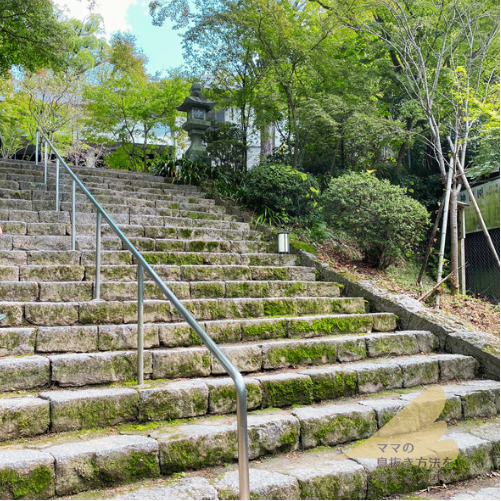 竈門神社の階段